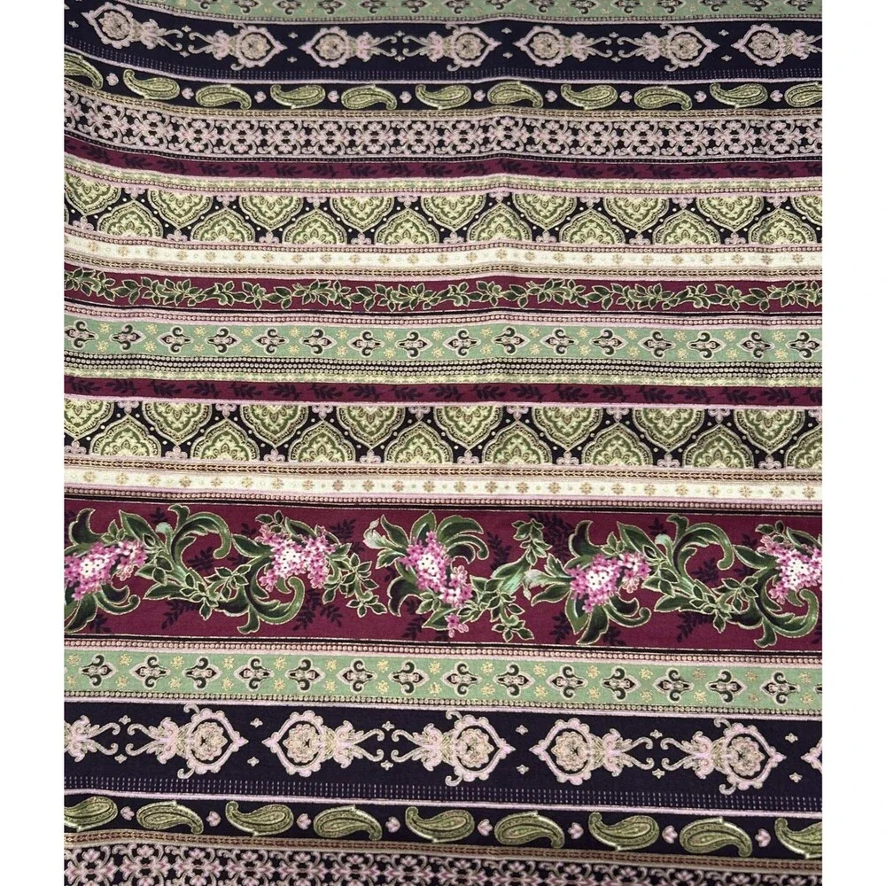 La Scala for Robert Kaufman Cotton Quilting Fabric D8535 Paisley Floral 2 Y
